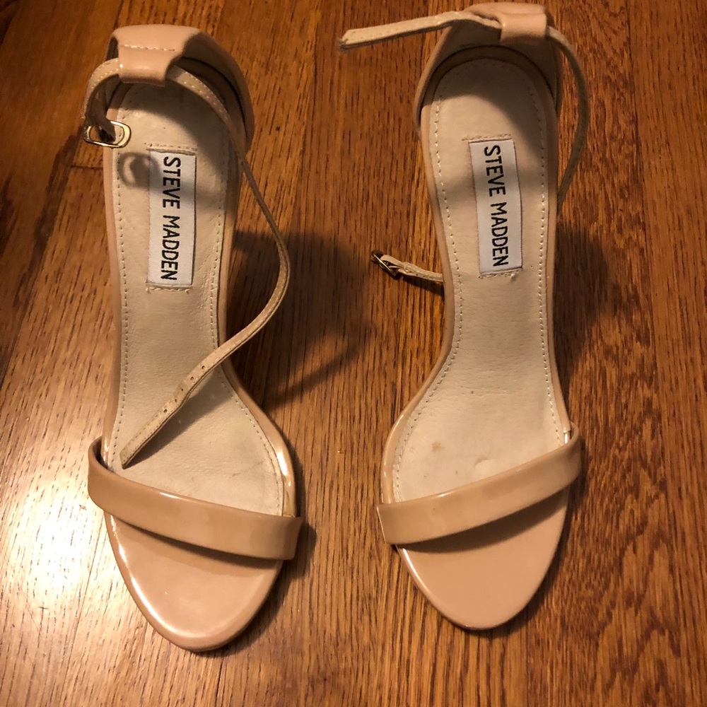 Steve Madden Paten Nude Heels